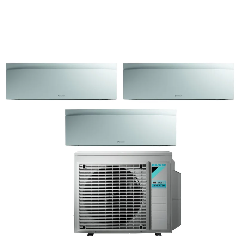 Condizionatore Daikin Bluevolution Trial Split EMURA WHITE III 7+7+9 con 3MXM68A R-32 Wi-Fi Integrato Bianco Opaco - Garanzia Italiana