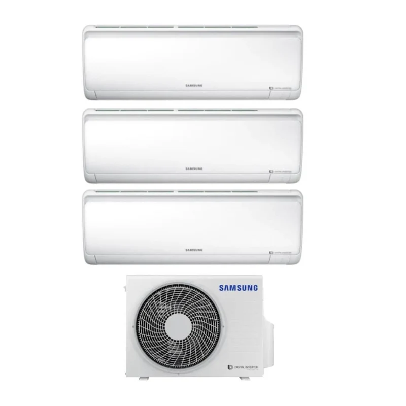 Climatizzatore Condizionatore Samsung Trial Split Inverter serie MALDIVES QUANTUM 12+12+18 con AJ068RCJ R-32 12000+12000+18000