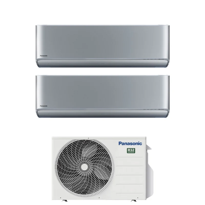 Condizionatore Dual Split Panasonic Etherea Silver 9+9 con CU-2Z50TBE R-32 Wi-Fi Integrato
